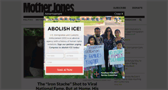 Desktop Screenshot of motherjones.com