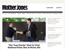 Tablet Screenshot of motherjones.com